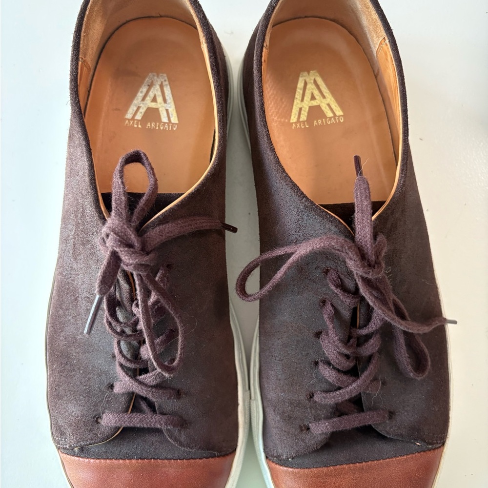 Axel Arigato Brown and Tan Sneakers